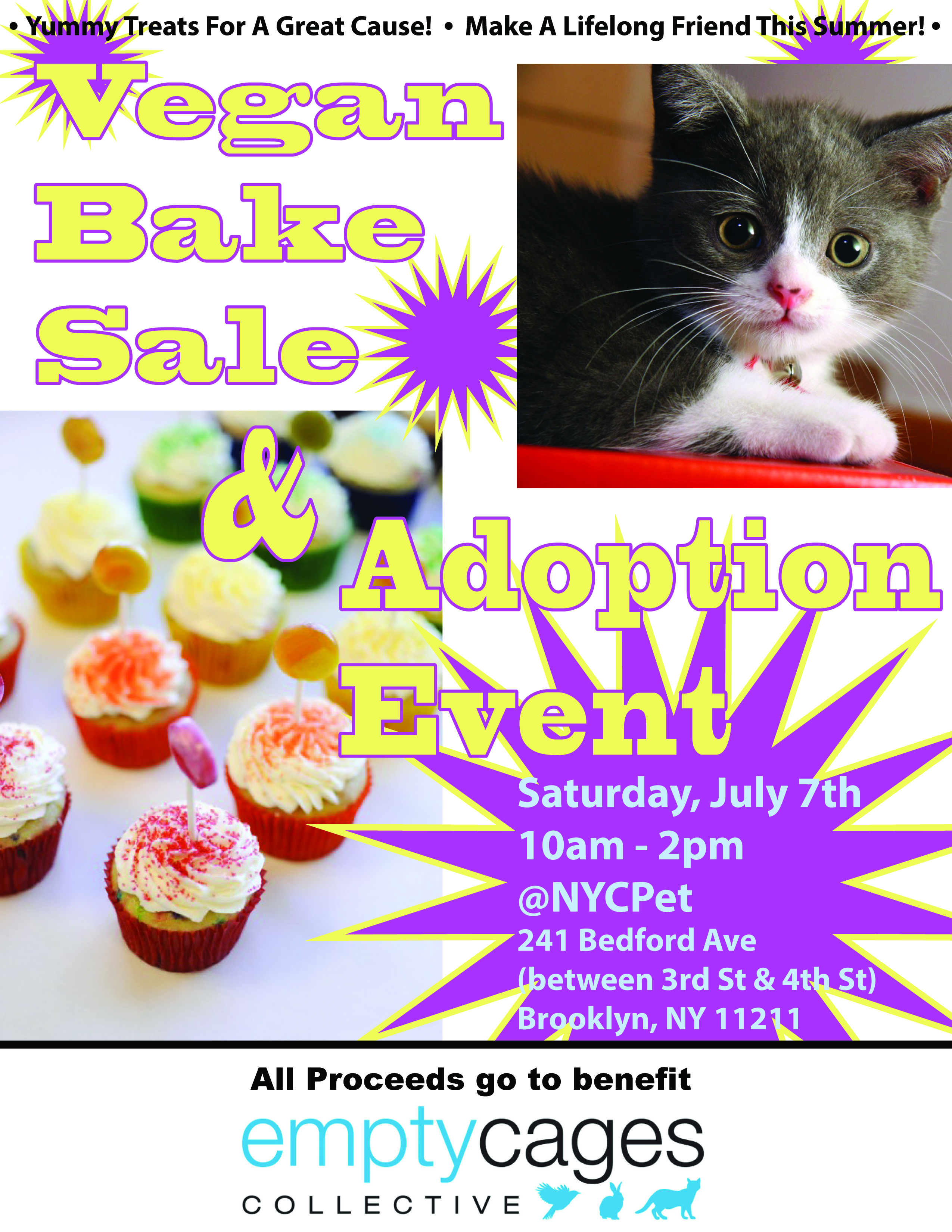 kitty bake sale